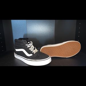 Women’s High Top Black and White Vans